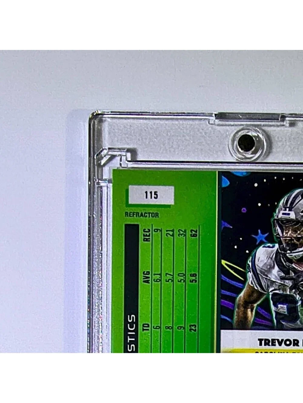 Trevor Etienne 2025 Topps Chrome Cosmic Refractor NFL #115 Carolina Panthers